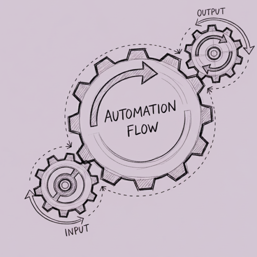 Illustration of developers climbing steps towards a goal flag